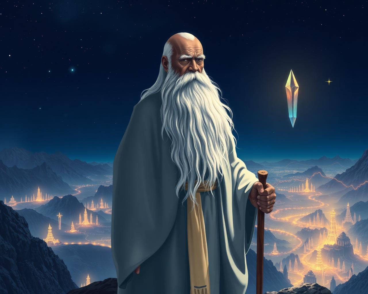 LAPIS on a mountain overlooking crypto chaos